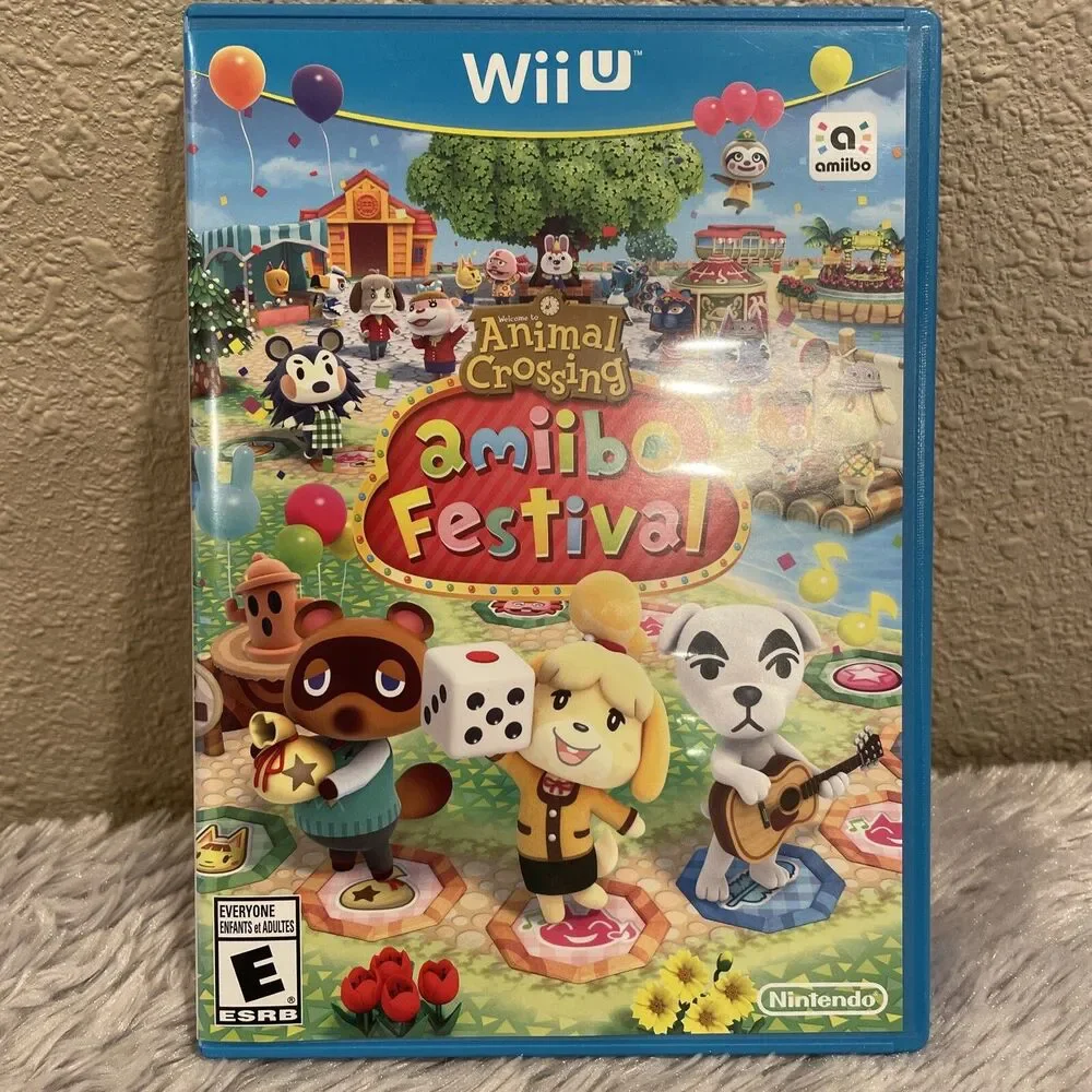 Animal Crossing Amiibo Festival (Nintendo Wii U, 2015) Complete CIB